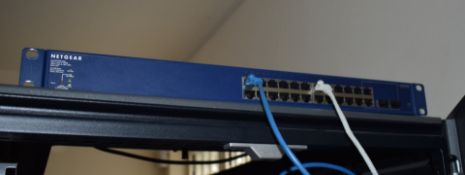 1 x Netgear ProSafe 24-port Gigabit Smart Network Switch - Model G5724TP