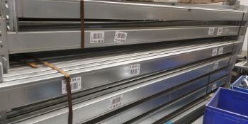 10 x Bays of Warehouse Shelving - Pallet Racking - Includes 11 x Uprights and 20 x Crossbeams -