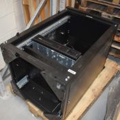 1 x Cooper B-Line Server Rack Cabinet With APC Smart Ups Rackmount UPS 1500VA Power Supply - Model
