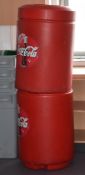 2 x Coca Cola Waste Bins - CL529 - Location: Wakefield WF2