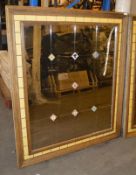 A Pair Of Large Mexican Tiled Mirrors - Dimensions: 155 x 135 x 6cm - Recently Taken From A Popular