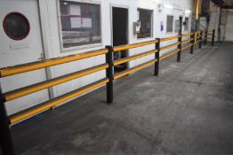Two Sections of A Safe Warehouse Barriers - Total Approx Width 1,200cm - CL529 - Location: Wakefield