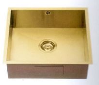 1 x Luxury Man-Made Stainless Steel Topmount Kitchen Sink With Nano Surface Technology - Finish: Mat