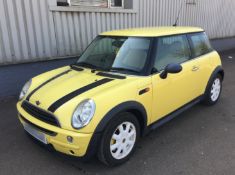 2005 Mini One 1.4 Diesel 3 Door Hatchback Car- CL505 - NO VAT ON THE HAMMER - Location: Corby,
