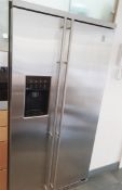 1 x General Electric PROFILE 2-Door Side-By-Side Fridge Freezer With Smartwater Plus **NO VAT**