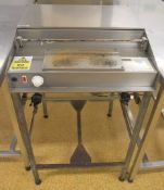 1 x Stainless Steel 240v Heat Sealer on Stand - H95 x W59 x D65 cms - CL455 - Ref CB201 H4D -