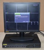 1 x Stanley 8 Channel Digital Video Recorder CCTV System - Model STANDVR-8E - CL011 - JW126 WH2 -