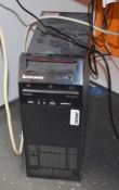 1 x Lenovo Desktop Computer With Intel i3 Processor, Monitor, Keyboard, Mouse and Telephone