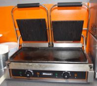 1 x Blizzard BRSCG2 Commercial Double Contact Grill - 240v - H21 x W57 x D40 cms -