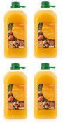 4 x Brakes Double Strength Orange Juice - Includes 4 x 5 Litre Bottles - New Stock From Business