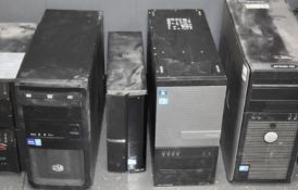 11 x Desktop PC Computers - Features Asus Systems, Cooler Master Systems, Dell Systems, Intel i5