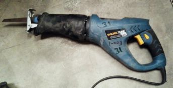 1 x Work Zone Reciprocating Saw - Used, Recently Removed From A Working Site - CL505 - Ref: