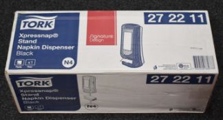 1 x Tork Xpressnap Stand Napkin Dispenser in Black - New and Boxed