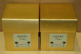 2 x Timothy of St Louis Perfumed Candle - Herbe Coupee x 2 - Brand New and Boxed - 150g Scented