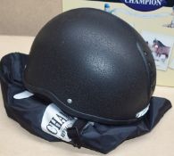 4 x Champion Junior X Air Plus Horse Riding Hats - Various Sizes and Colours Included - Unused Boxed
