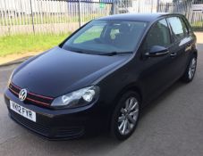 2012 Volkswagen Golf 1.6 Tdi Match 5dr Hatchback - New MOT - CL505 - NO VAT ON THE HAMMER - Locatio