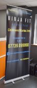 1 x Pop Up Roller Banner Advertising Display