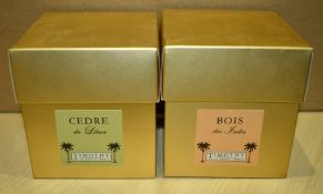 2 x Timothy of St Louis Perfumed Candle - Cedre & Bois - Brand New and Boxed - 150g Scented