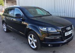 2008 Audi Q7 S Line 3.0 Tdi Quattro 5Dr 4x4 - CL505 - NO VAT ON THE HAMMER - Location: Corby, Northa