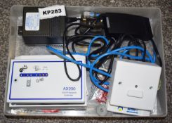 1 x Axxess ID AX100 ID Card Controller With AX200 TCP/IP Network Controller and Accessories -