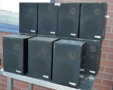 5 x BOSE Interaudio 1000 XL Speakers - Used, Recently Removed From Commercial Premises - Ref: