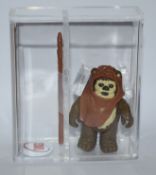 1 x Vintage Star Wars Wicket Ewok Action Figure 1984 - Graded by UKG Toy Graders - NO VAT!