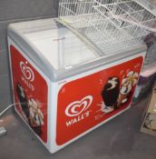1 x Walls Ice Cream Top Loading Freezer - H88 x W100 x D65 cms