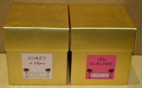 2 x Timothy of St Louis Perfumed Candle - Foret & Sublime - Brand New and Boxed - 150g Scented