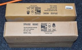 400 x Black Refuse Sacks - Lot Includes Two Boxes of 200 Medium Duty Bags - New and Sealed