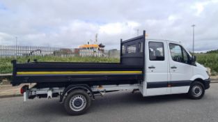 2017 Mercedes Benz Sprinter 314 CDI D/Cab Tipper - CL464 - Location: Liverpool L19