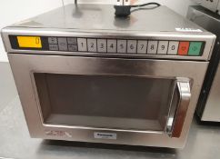 1 x Panasonic Commercial Microwave Oven - Model NE-1853 - CL532 - Ref JA156 - Location: London,