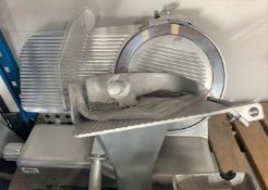 1 x Sure SSG350MTN Gravity Feed Professional Meat Slicer With 35cm Blade - Ex Marks & Spencers -