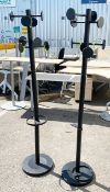 2 x Coat & Jacket Hanger in black- Location: Altrincham WA14 - MC729 - CL534 -