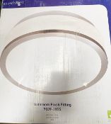 1 x Bathroom Flush fitting in a satin silver finish - Ref: 7039-28SS - New and boxed - RRP: £60