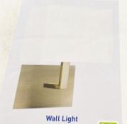 2 x Searchlight Wall Light in Antique Brass - Ref: 5519AB - New and Boxed - RRP: £60(each)