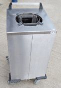 1 x Stainless Steel Plate Warmer - Dimensions: W44 x D47 x H91cm - Removed From A Commercial Kitchen