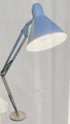 1 x Searchlight Hobby Floor Lamp in matt white - Ref: 7073WH - New and Boxed - RRP: £180
