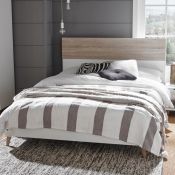 1 x 'Stockholm' Scandinavian Style Kingsize Bed - Dimensions: 100 x 156 x 204cm - Brand New & Boxed
