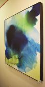 1 x Contemporary Abstract Wall Picture With Ash Frame - Dimensions 90 x 90 cms - Ref LF207 - CL530 -