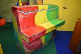 2 x Full Size Upright Pianos - Both In Working Order With Decorated Cases - Ref WW379 - CL520 -