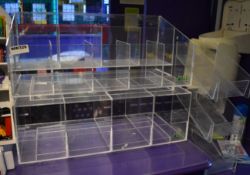 9 x Various Acrylic Display Stands - Ref WW326 - CL520 - Location: London W10 More pictures,