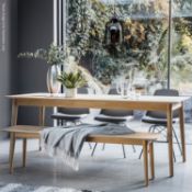 1 x Milano Extending 2.5 Metre Dining Table - Brand New Boxed Stock - CL508 - RRP £1,299.00