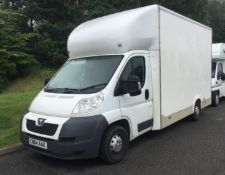2014 Peugeot Boxer 335 L3 Box Body Low Loader Van - CL505 - Location: Corby, Northamptonshire