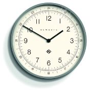 1 x Newgate NUMBER ONE Large Contemporary Wall Clock In Grey - 53cm Diameter - New And Boxed Stock
