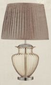 1 x Searchlight Table Lamp in chrome - Ref: 8531AM - New and Boxed - RRP: £180