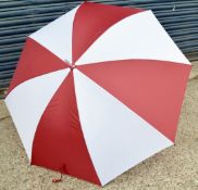 24 x Proline Golf Umbrellas - Colour: White And Burgundy - Brand New Sealed Stock - Dimensions: