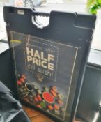 1 x Plastic Weighted A Board - Outdoor Advertising Sign - CL532 - Ref JA155 - Location: London, EC4N