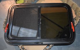 2 x Sliding Windows By Starquest - Suitable For Campervans or Horseboxes - Size 770 x 515mm -