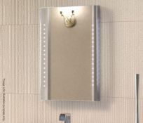 1 x Synergy Illuminated Mirror With Demister Pad & Infra-Red Switch & Clock (SY-IL-9) -