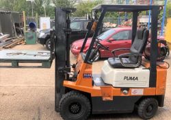 2010 Puma Counter Balance Forklift Truck - Recently Refurbished - OnlY 3,800 Hours - CL027 -